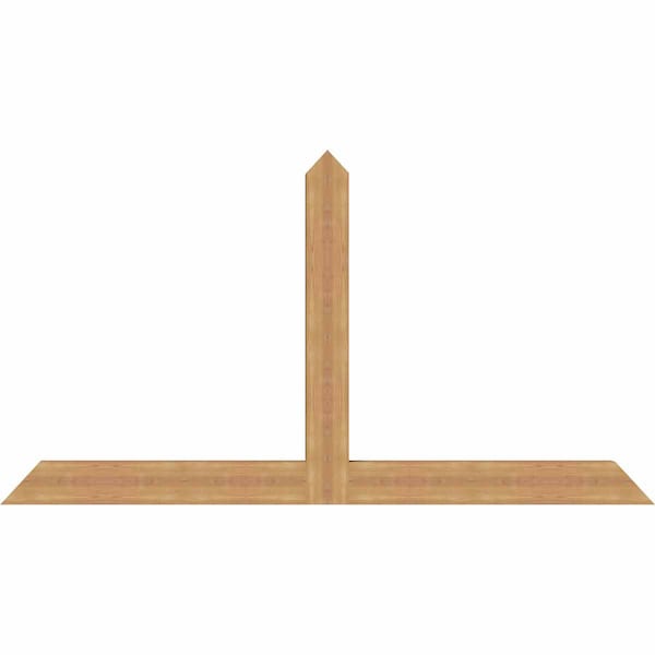Ekena Millwork Portland Timber Gable Bracket, Western Red Cedar, 84"W x 45"H x 3 1/2"D x 5 1/2"F, 13/12 Pitch GBW084X45X0406POR00SWR - main